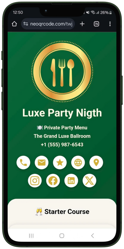 Restaurant Menus